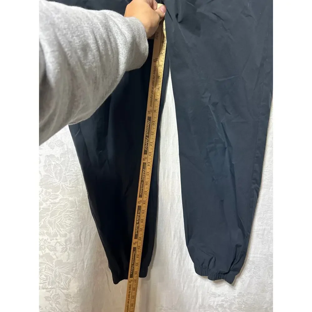 Banana Republic Joggers Large Black Elastic Waist Drawstring Pockets